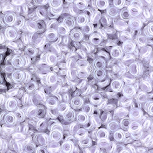 Toho DEMI 8/0 Seed Beads CRYSTAL LT GRAPE LINED