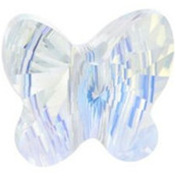 ELITE Eureka Crystal Butterfly Bead 6mm CRYSTAL AB 5754