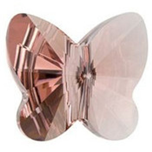 ELITE Eureka Crystal Butterfly Bead 6mm BLUSH ROSE 5754