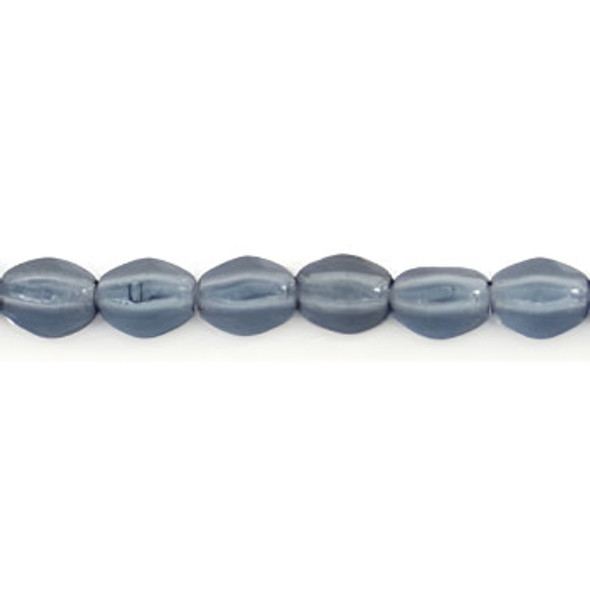 PINCH Czech Glass Beads 5x3mm MONTANA BLUE