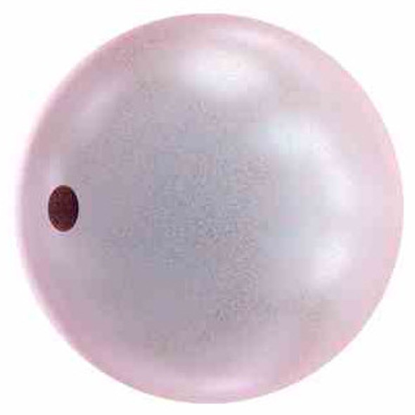 ELITE Eureka Crystal Pearl 2mm Round IRIDESCENT DREAMY ROSE