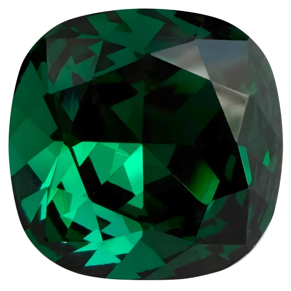Krakovski Crystal Cushion Fancy Stone 16mm EMERALD