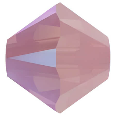 Swarovski Crystal Bicone Bead 4mm ROSE WATER OPAL SHIMMER 5328