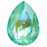 Swarovski Crystal Pear Fancy Stone 14mm SILKY SAGE DELITE LacquerPRO 4320