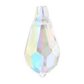 Swarovski Crystal Teardrop Pendant 11x5.5mm CRYSTAL AB 6000