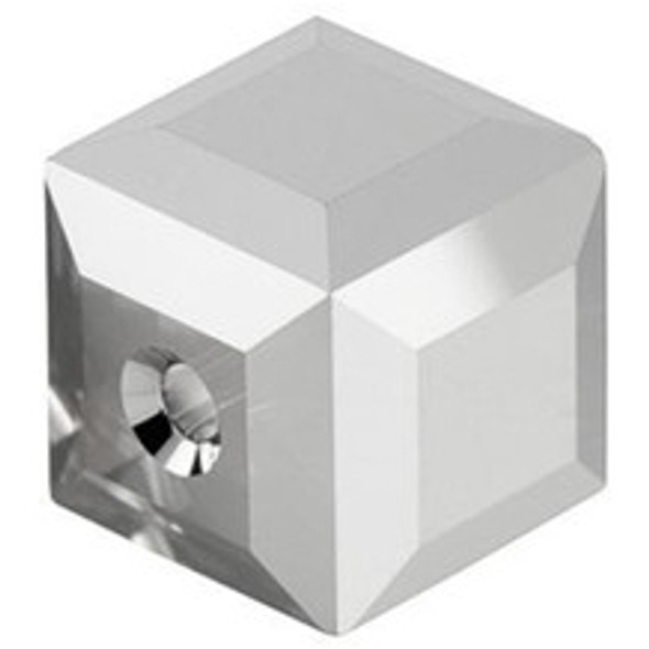 ELITE Eureka Crystal Faceted Cube Bead 8mm LIGHT CHROME 5601