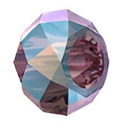 Swarovski Crystal Briolette XL Hole 6mm AMETHYST SHIMMER 2X