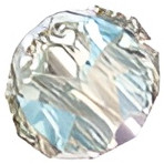 Swarovski Crystal Briolette Bead XL Hole 8mm CRYSTAL SHIMMER 2X 5042