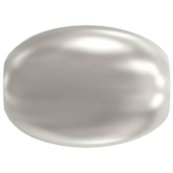 ELITE Eureka Crystal Pearl 4mm Rice Shaped WHITE 5824