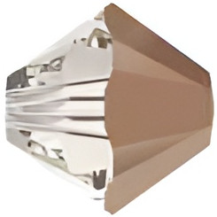 Swarovski Crystal Bicone Bead 4mm CRYSTAL ROSE GOLD 5328