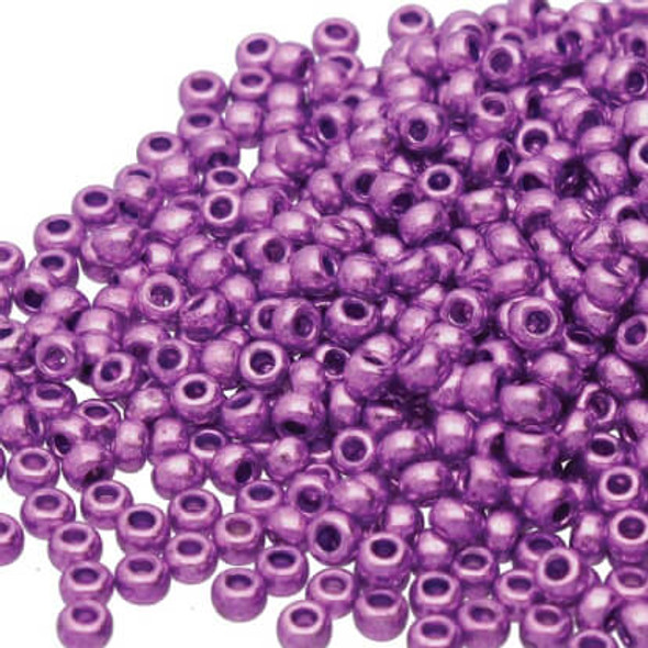 METALLIC VIOLET Preciosa Czech Glass Seed Beads 11/0