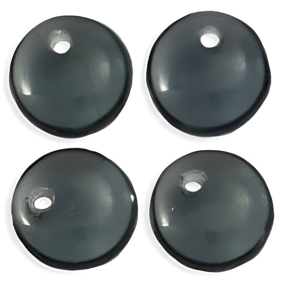 Czech Glass Lentil Beads MONTANA BLUE 6mm