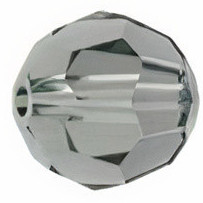 Swarovski Crystal Faceted Round Bead 3mm BLACK DIAMOND 5000
