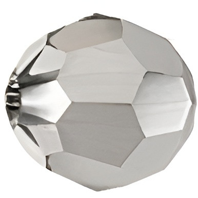 Swarovski Crystal Faceted Round Bead 3mm CRYSTAL SILVER NIGHT 5000