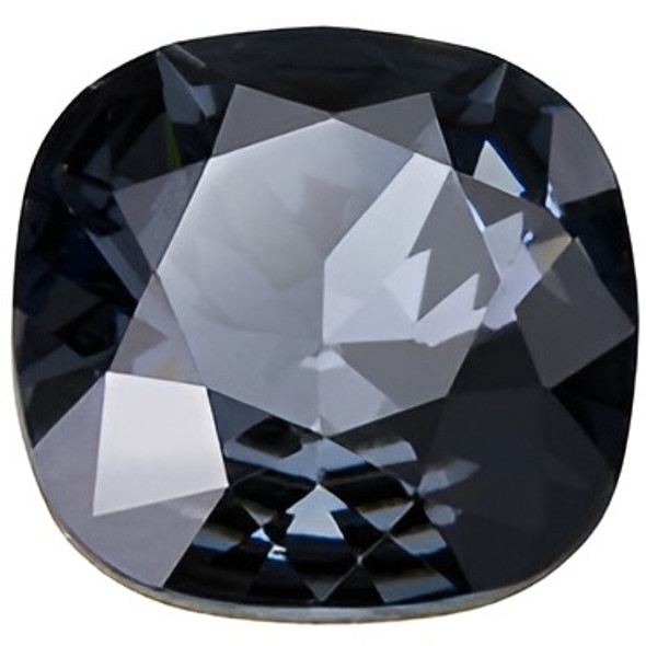 ELITE Eureka Crystal Cushion Fancy Stone 10mm GRAPHITE 4470