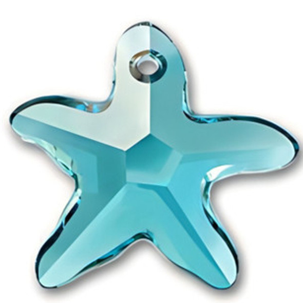 ELITE Eureka Crystal Starfish Pendant 20mm INDICOLITE 6721