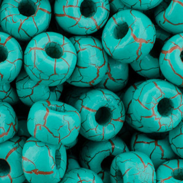 Matubo Czech Seed Beads 2/0 IONIC TURQUOISE GREEN BROWN