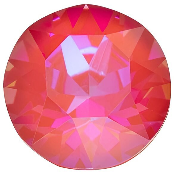 Swarovski Crystal Chaton Stone 6.1mm ROYAL RED DELITE LacquerPRO 1088