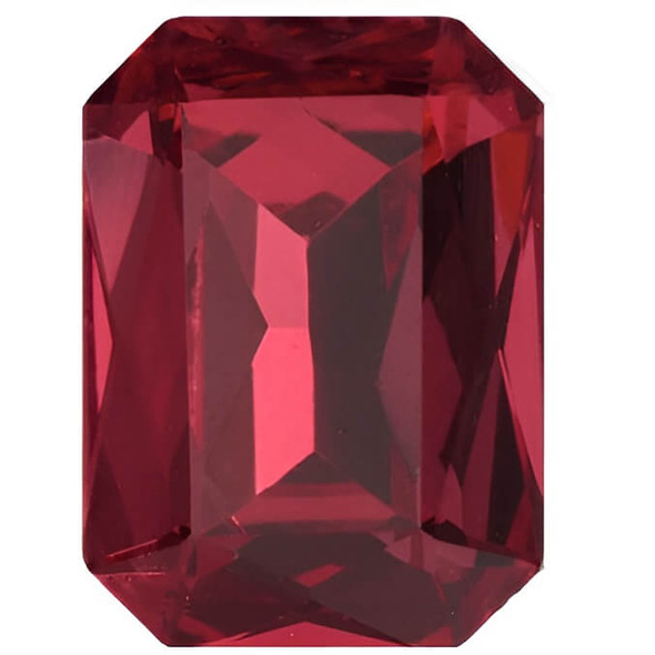 Krakovski Crystal Octagon Stone 10x14mm ROSE