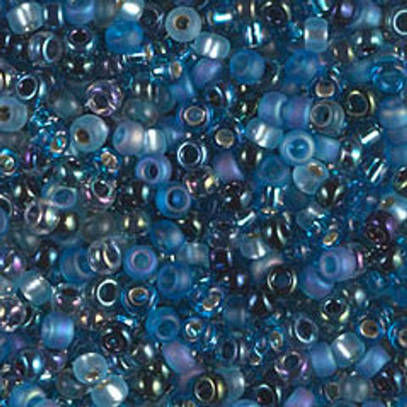 Miyuki ROUND 11/0 Seed Beads DEEP BLUE SEA MIX