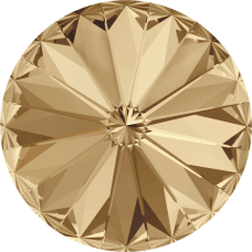 Swarovski Crystal Rivoli Stone 12mm CRYSTAL GOLDEN SHADOW 1122