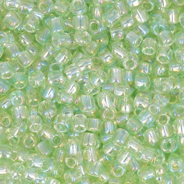 Toho ROUND 11/0 Seed Beads RE-Glass RAINBOW GREEN