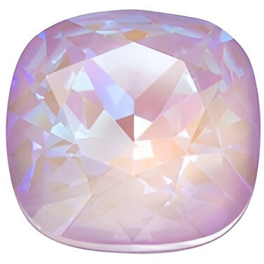 Swarovski Crystal Cushion Fancy Stone 12mm CRYSTAL LAVENDER DELITE LacquerPRO 4470