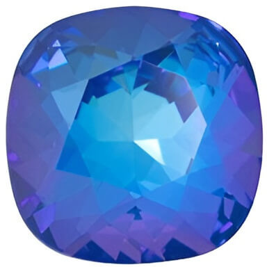 Swarovski Crystal Cushion Fancy Stone 12mm ROYAL BLUE DELITE LacquerPRO 4470