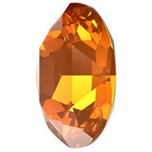 Swarovski Crystal Oval Fancy Stone 14mm LIGHT AMBER 4120
