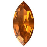 Swarovski Crystal Navette Fancy Stone 15mm LIGHT AMBER 4228