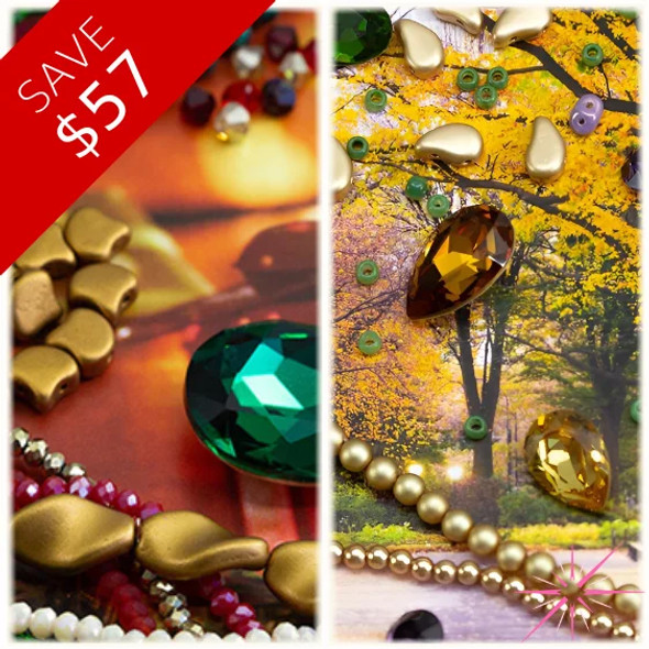 Fireside & Cityscape Bundle Bead Collections 2in1 Hearthside Autumn in New York