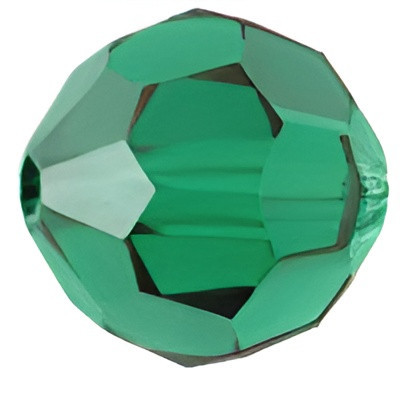 Swarovski Crystal Faceted Round Beads 2mm EMERALD 5000