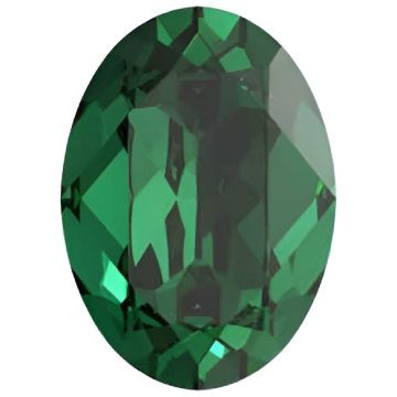 Swarovski Crystal Oval Fancy Stone 14mm MAJESTIC GREEN 4120