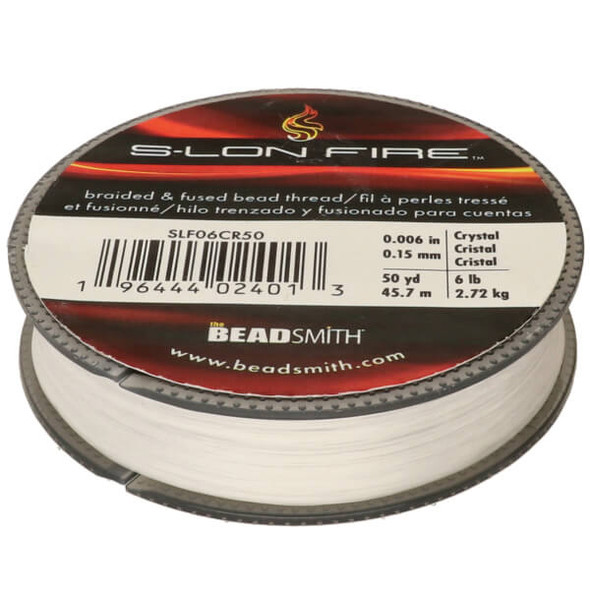 S-Lon Fire Beading Thread 6LB BLACK