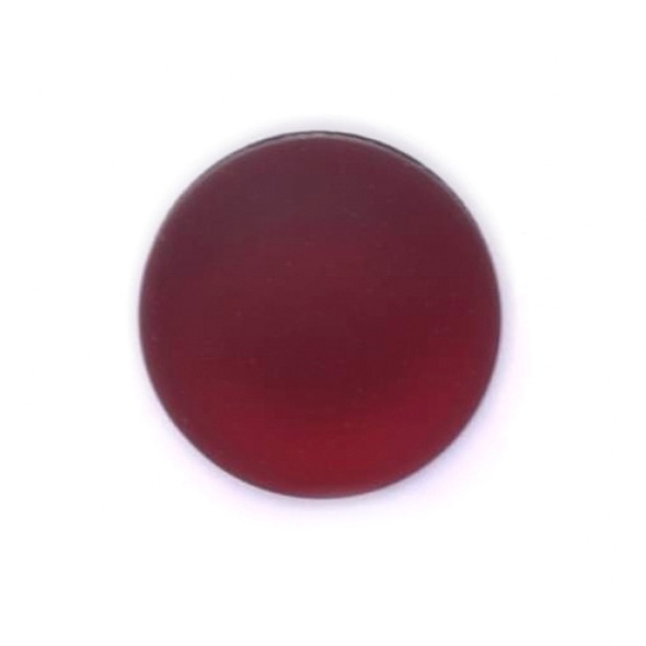 LunaSoft Lucite Cabochons Round 18mm GARNET