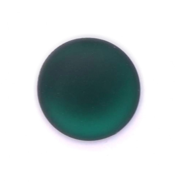 LunaSoft Lucite Cabochons Round 18mm EVERGREEN