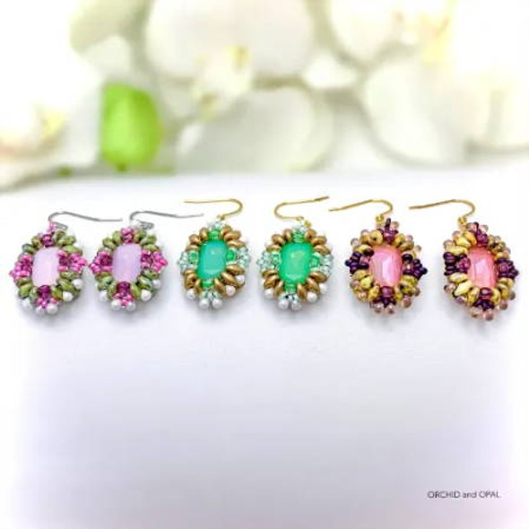 Terrarium Crystal Earrings Free Tutorial