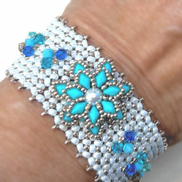 Sea Flowers Beaded Bracelet