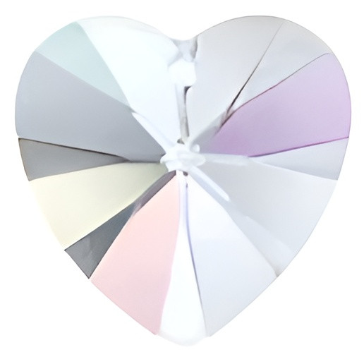 Swarovski Crystal Heart Pendant 10mm CRYSTAL AB 6228