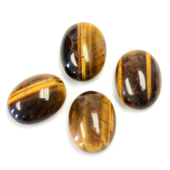 Gemstone Oval Cabochon 30x22mm AAA Grade Natural YELLOW TIGER'S EYE