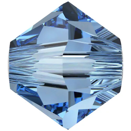 Swarovski Crystal Bicone Beads 3mm Recreated  ICE BLUE 5328