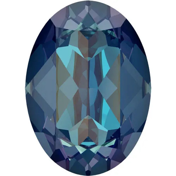 ELITE Eureka Crystal Oval Fancy Stone 18mm ROYAL BLUE DELITE LacquerPRO 4120