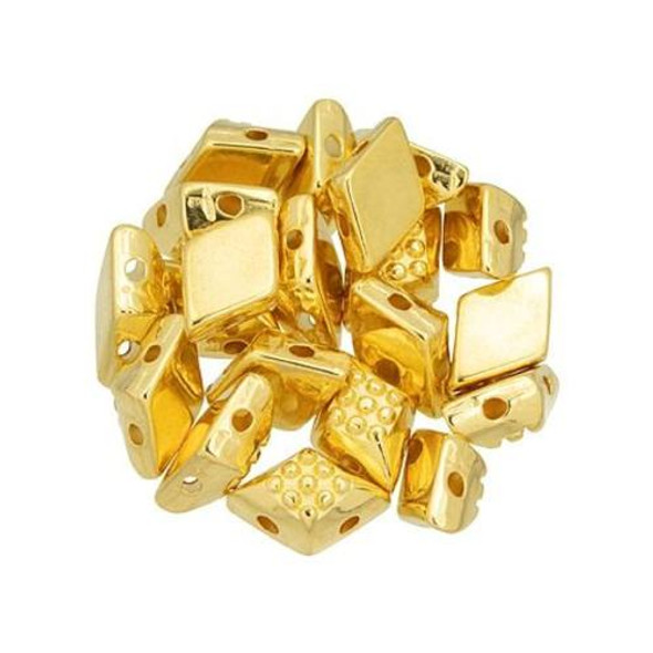 CYMBAL BEAD SUBSTITUTE for GEMDUO Beads Adamas 24K Gold Plated