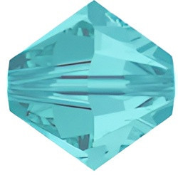Swarovski Crystal Bicone Bead 3mm LIGHT TURQUOISE 5328