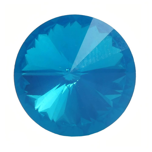 Krakovski Crystal Rivoli 14mm CARIBBEAN BLUE OPAL