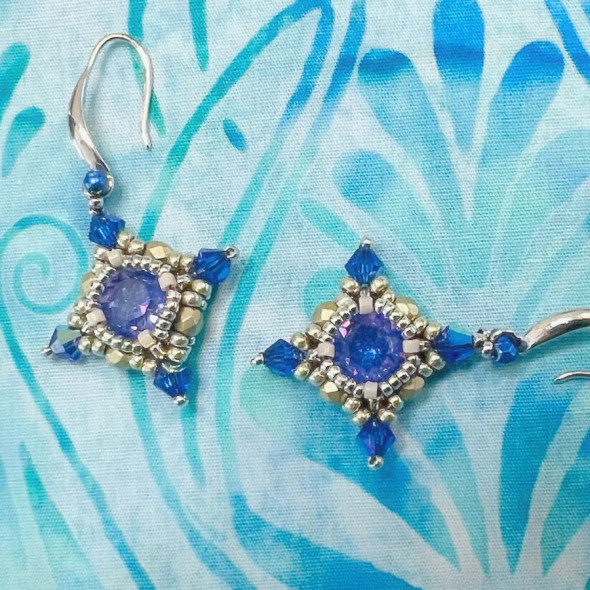 Stalactite Earrings Tutorial - Free DIY Beading Tutorial