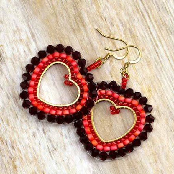 Candy Heart Earrings Tutorial