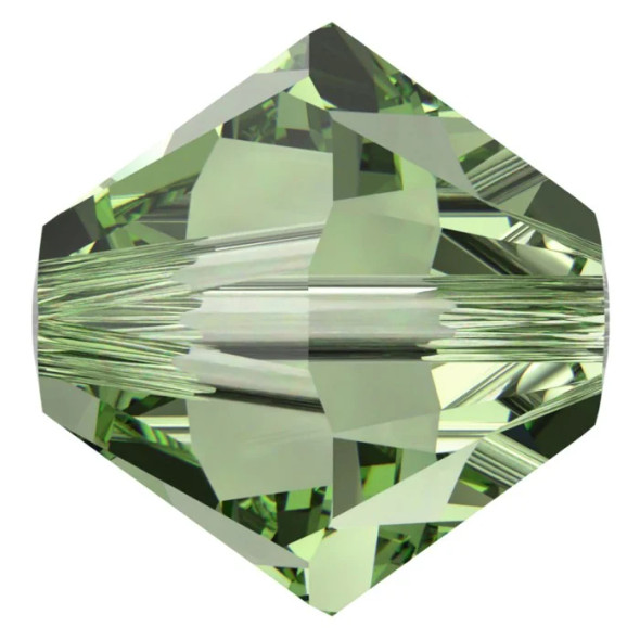 Swarovski Crystal Bicone Beads 4mm Recreated PERIDOT 5328 (Pack of 24)