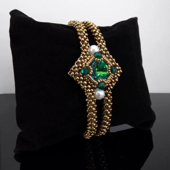 Ancient Ruins Bracelet Beading Kit SPHINX Green Bronze DIY KIT Ancient Ruins Bracelet Beading Kit SPHINX Green Bronze DIY KIT