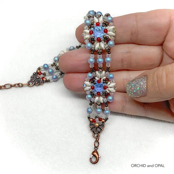 Berry Frost Beaded Bracelet by Orchid and Opal Berry Frost Beaded Bracelet by Orchid and Opal